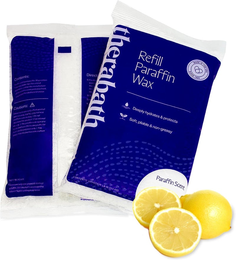 Therabath Paraffin Wax Refill - 6 lbs for Arthritis Pain Relief and Muscle Stiffness with Fresh Squeezed Lemon Scent - Image 1